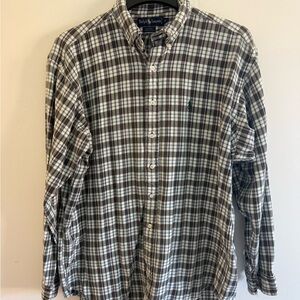 Ralph Lauren Men's Plaid Shirt - brown, Green